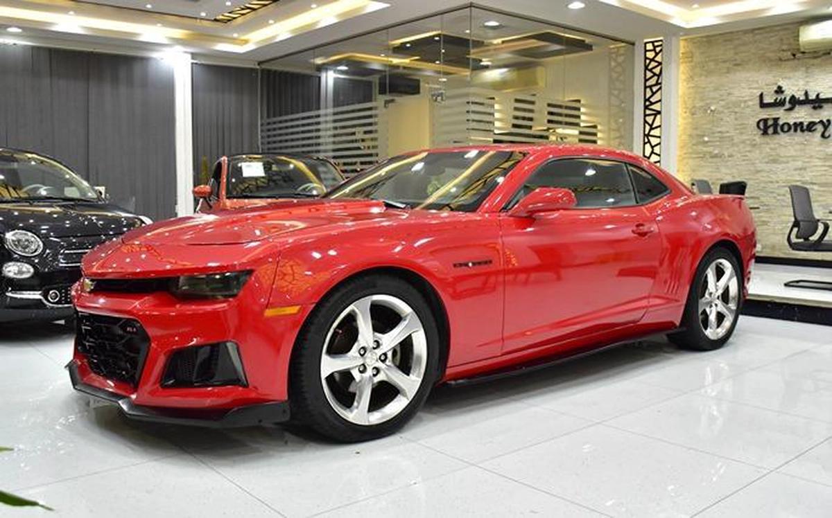 Chevrolet Camaro ( 2014 Model ) in Red Color GCC Specs-2-2