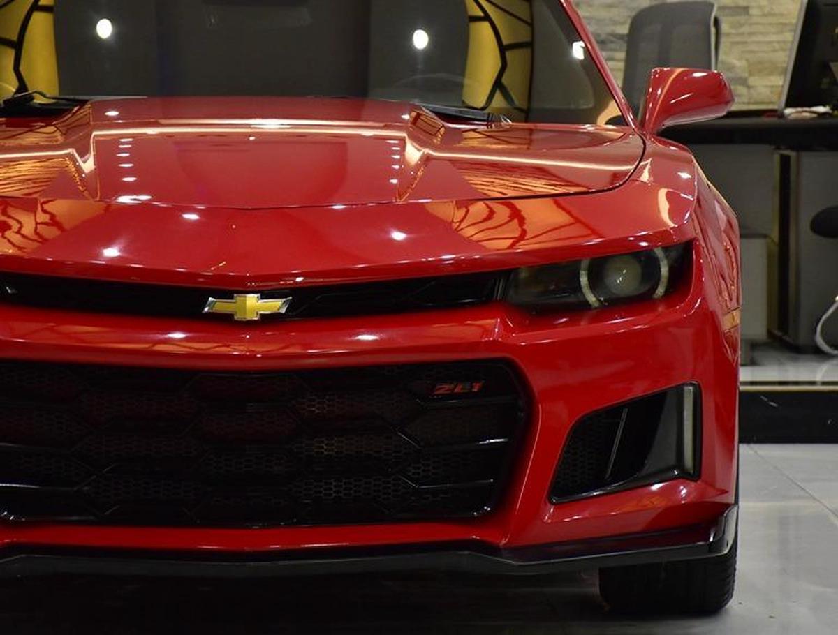 Chevrolet Camaro ( 2014 Model ) in Red Color GCC Specs-13-13