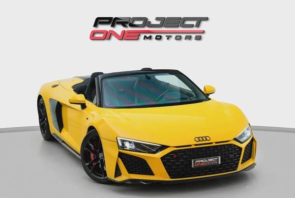 2023 AUDI R8 V10 SPYDER WITH WARRANTY AND SERVICE CONTRACT