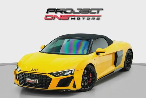 2023 AUDI R8 V10 SPYDER WITH WARRANTY AND SERVICE CONTRACT