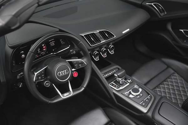 2023 AUDI R8 V10 SPYDER WITH WARRANTY AND SERVICE CONTRACT