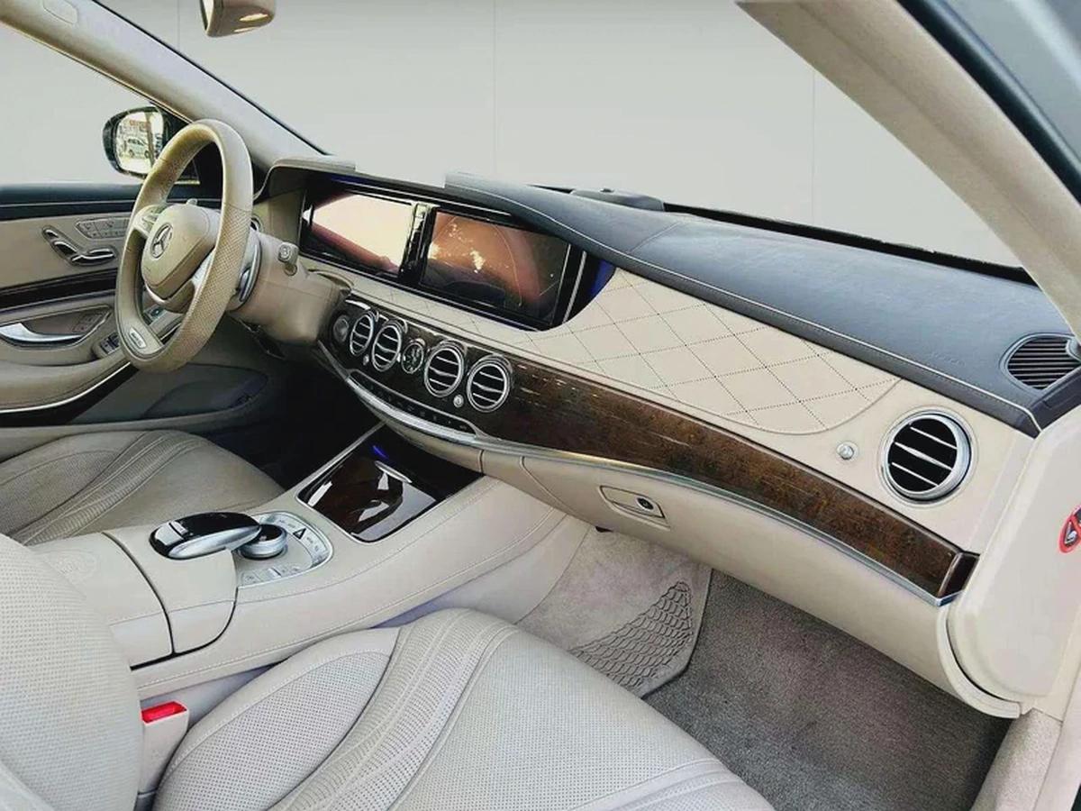 MERCEDES BENZ S63 ///AMG - 2014 - SILVER WITH BEIGE - SUPER CLEAN CAR FRESH JAPAN IMPORT-12-12