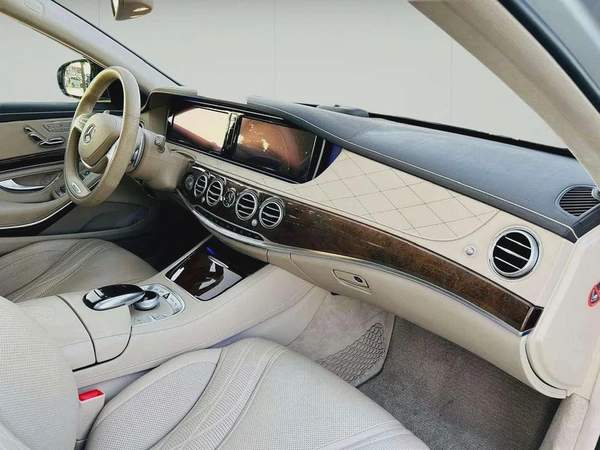 MERCEDES BENZ S63 ///AMG - 2014 - SILVER WITH BEIGE - SUPER CLEAN CAR FRESH JAPAN IMPORT
