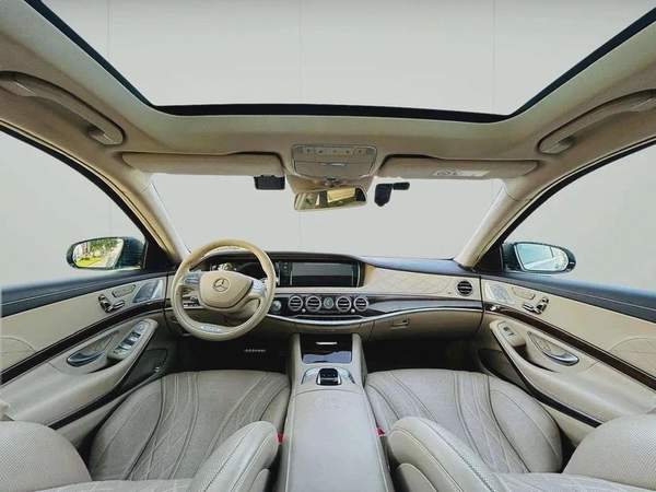 MERCEDES BENZ S63 ///AMG - 2014 - SILVER WITH BEIGE - SUPER CLEAN CAR FRESH JAPAN IMPORT