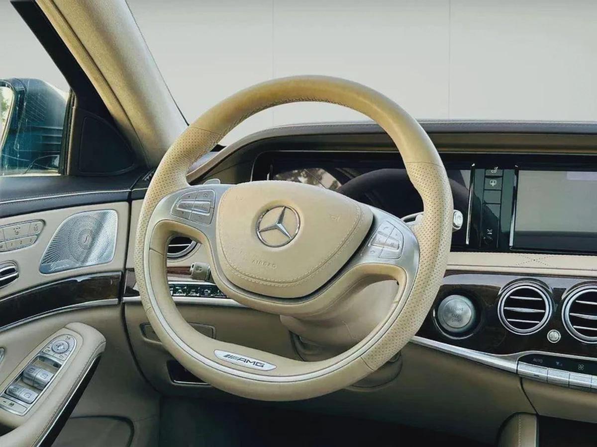 MERCEDES BENZ S63 ///AMG - 2014 - SILVER WITH BEIGE - SUPER CLEAN CAR FRESH JAPAN IMPORT-15-15