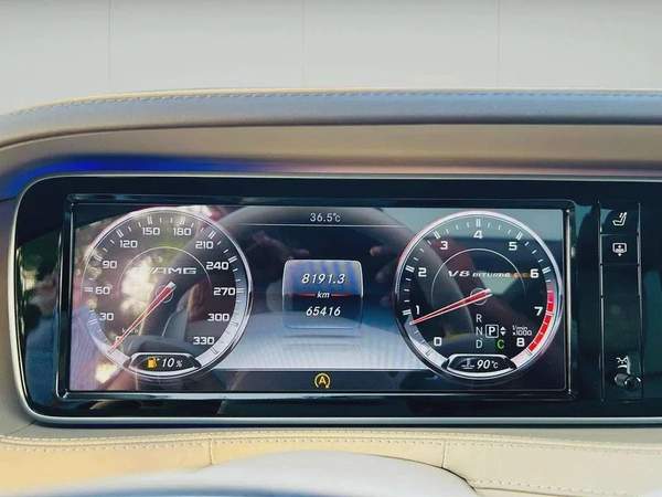 MERCEDES BENZ S63 ///AMG - 2014 - SILVER WITH BEIGE - SUPER CLEAN CAR FRESH JAPAN IMPORT