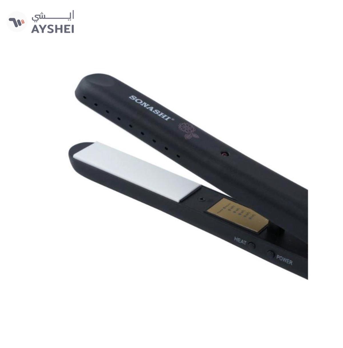 Sonashi Hair Straightener With White Ceramic Plates Easy Temperature Control -5-5