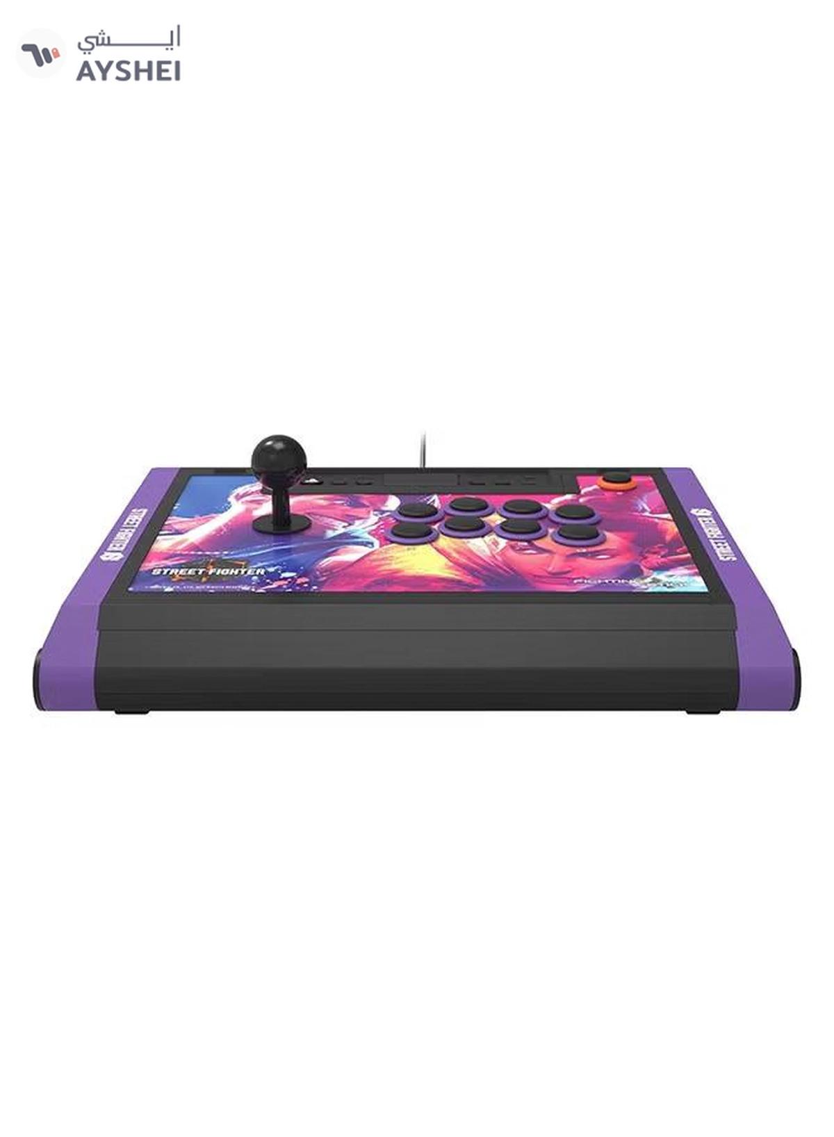 HORI Fighting Stick Alpha Tournament Grade Fightstick: Street Fighter 6 Edition for PlayStation 5, PlayStation 4, and PC-0-portrait