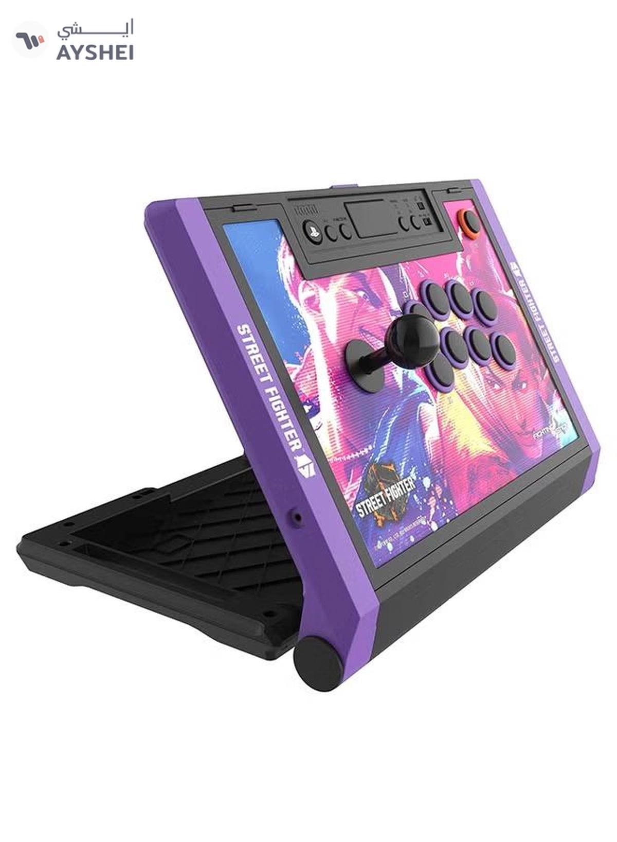 HORI Fighting Stick Alpha Tournament Grade Fightstick: Street Fighter 6 Edition for PlayStation 5, PlayStation 4, and PC-3-3