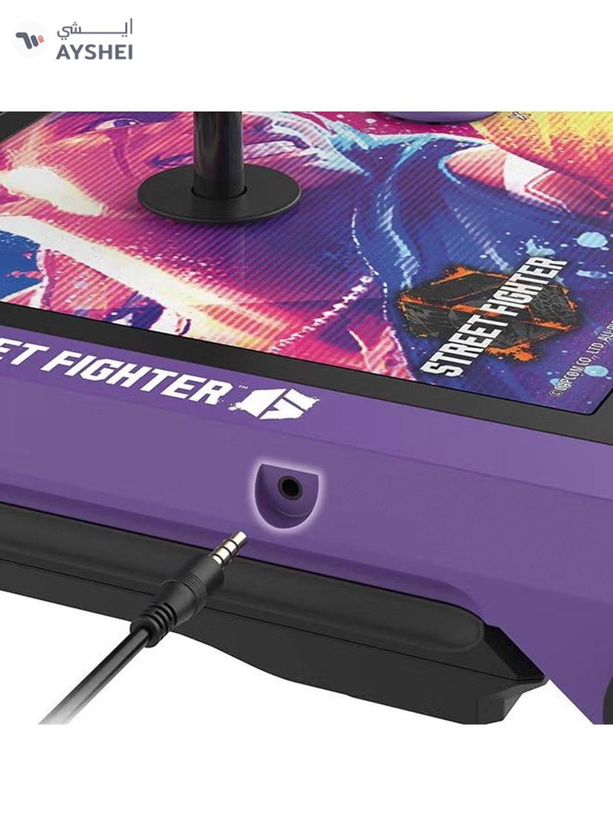 HORI Fighting Stick Alpha Tournament Grade Fightstick: Street Fighter 6 Edition for PlayStation 5, PlayStation 4, and PC-5-5