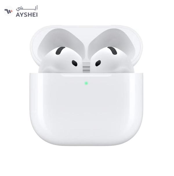 Apple AirPods 4 Wireless Earbuds, Bluetooth Headphones, Personalized Spatial Audio, Sweat and Water Resistant