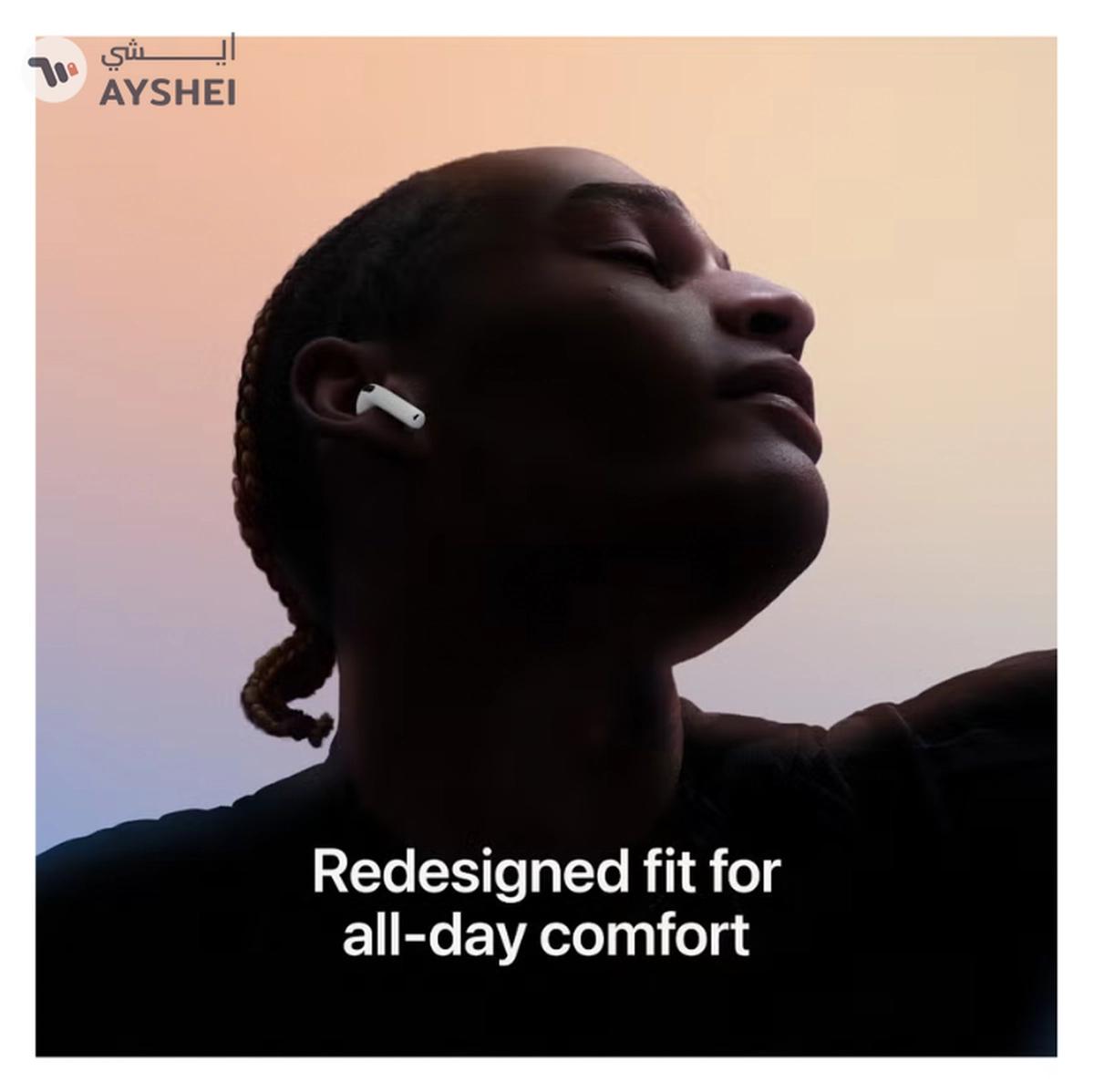 Apple AirPods 4 Wireless Earbuds, Bluetooth Headphones, Personalized Spatial Audio, Sweat and Water Resistant-3-3