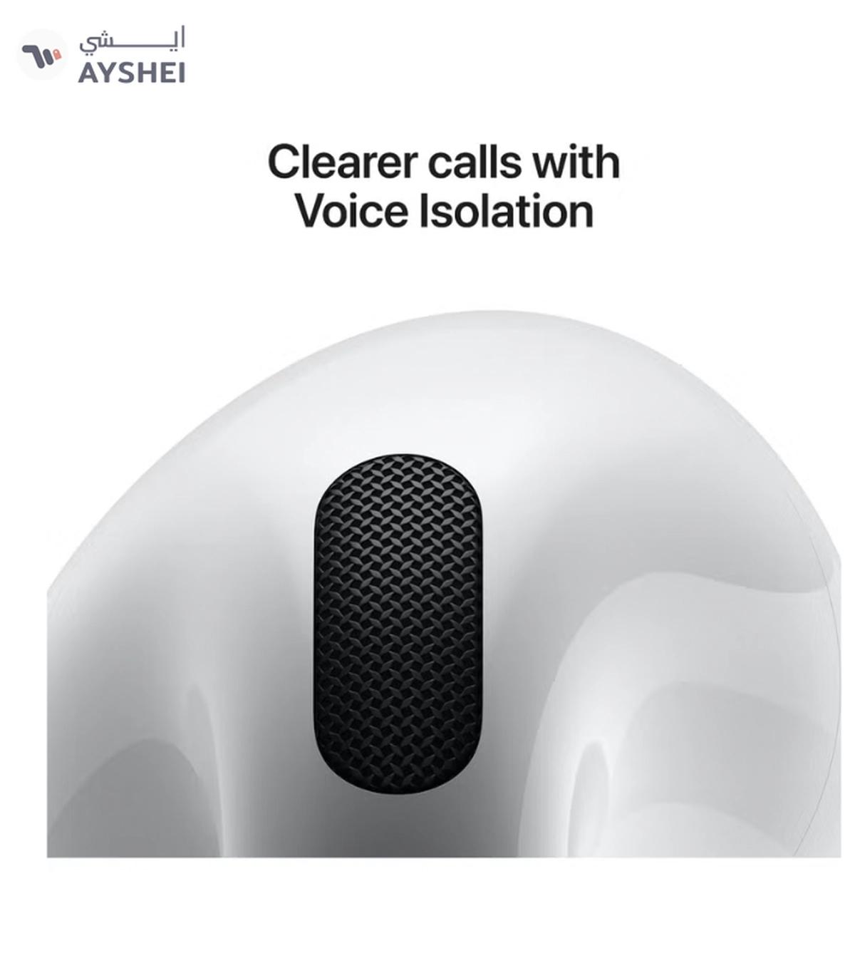 Apple AirPods 4 Wireless Earbuds, Bluetooth Headphones, Personalized Spatial Audio, Sweat and Water Resistant-4-4