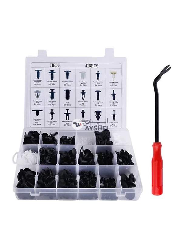 Generic Pack Of 415 Fastener Bumper Fixing Clips For Ford And Chevrolet