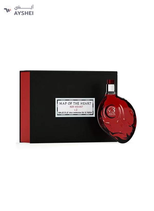 MAP OF THE HEART Red Heart V 3 Women EDP 90Ml