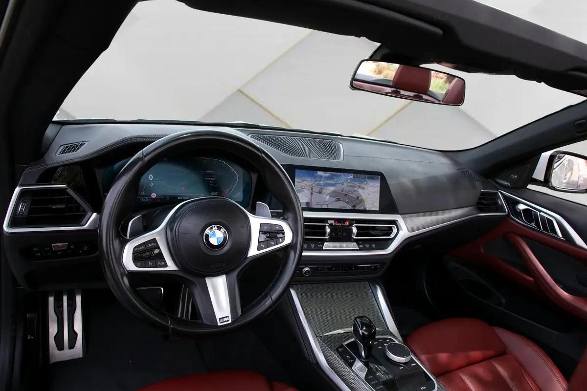 BMW 420I CONVERTIBLE 2022 - GCC - FULLY LOADED- ORIGINAL PAINT-4-4