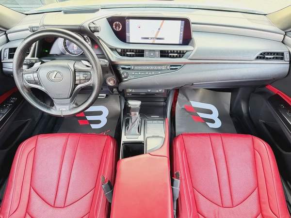 لكزس ES350 اف سبورت ذهبي / احمر خليجي الفطيم Lexus ES 350 F SPORT 2019 - GCC Specs -