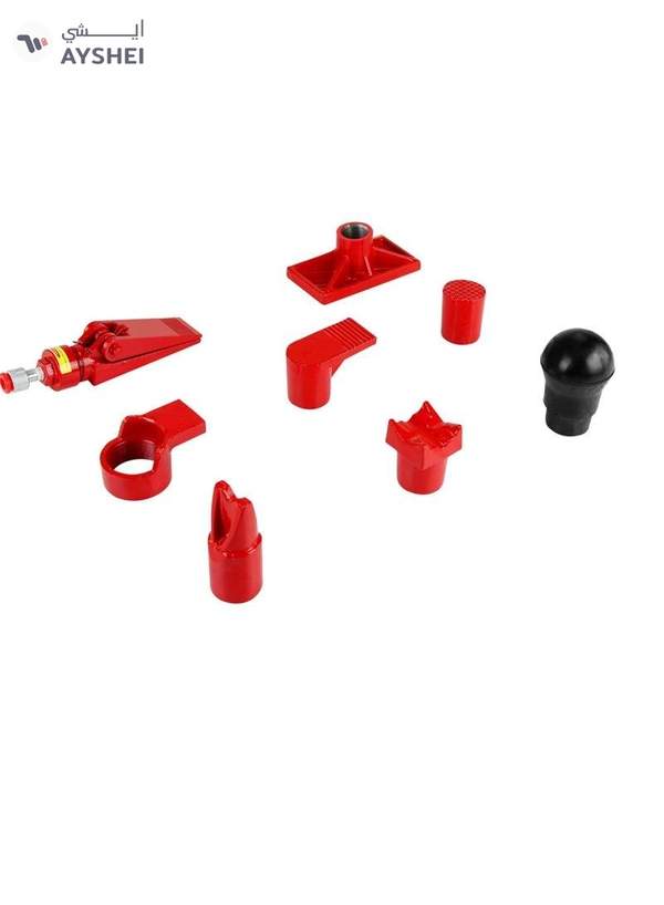ABBASALI Portable Car Floor Jack 1 Set 10 Ton Hydraulic Power Car Van Jack Body Frame Repair Kit
