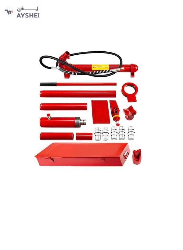 ABBASALI Portable Car Floor Jack 1 Set 10 Ton Hydraulic Power Car Van Jack Body Frame Repair Kit
