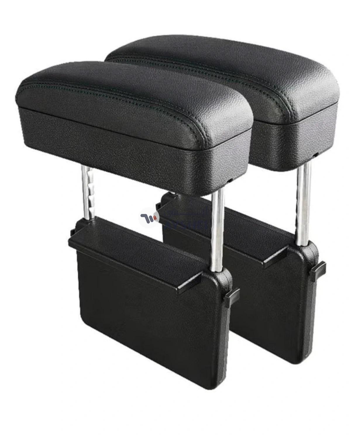 FED 2-Piece Universal Car Wrapped Armrest With Storage Box-0-0