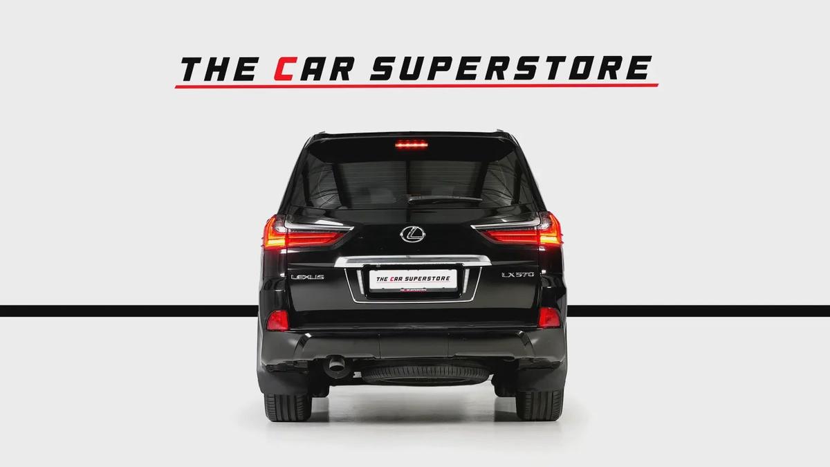 Lexus LX570-GCC-1 Owner-7 Seats-Al Futtaim Full Service History-Pearl Black Exterior Color-6-6