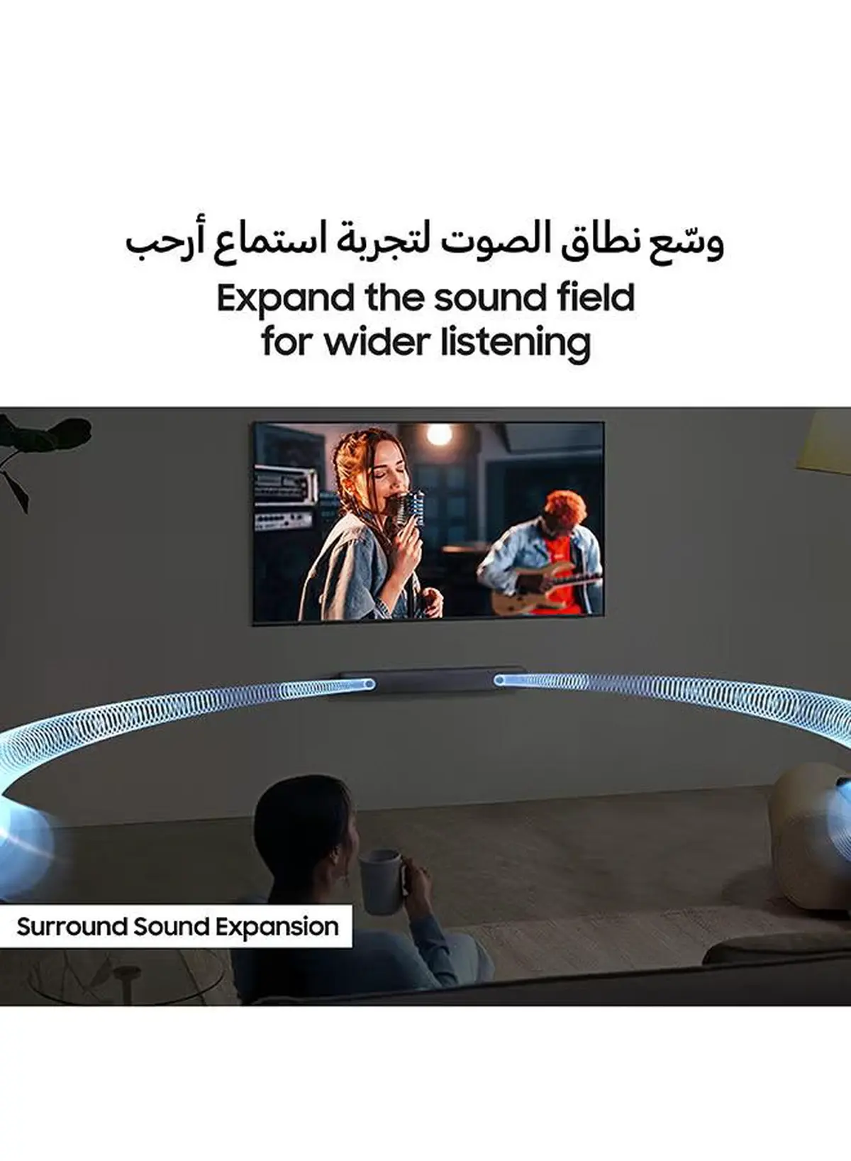 Samsung B-series Soundbar, B400F, 2.0 ch, Subwoofer-3-3
