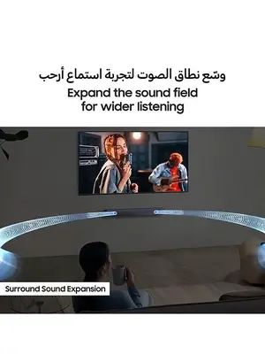 Samsung B-series Soundbar, B400F, 2.0 ch, Subwoofer