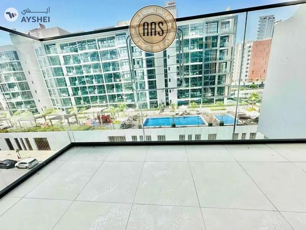 Fully furnished studio •• chiller free •• pool view •• luxurious furniture