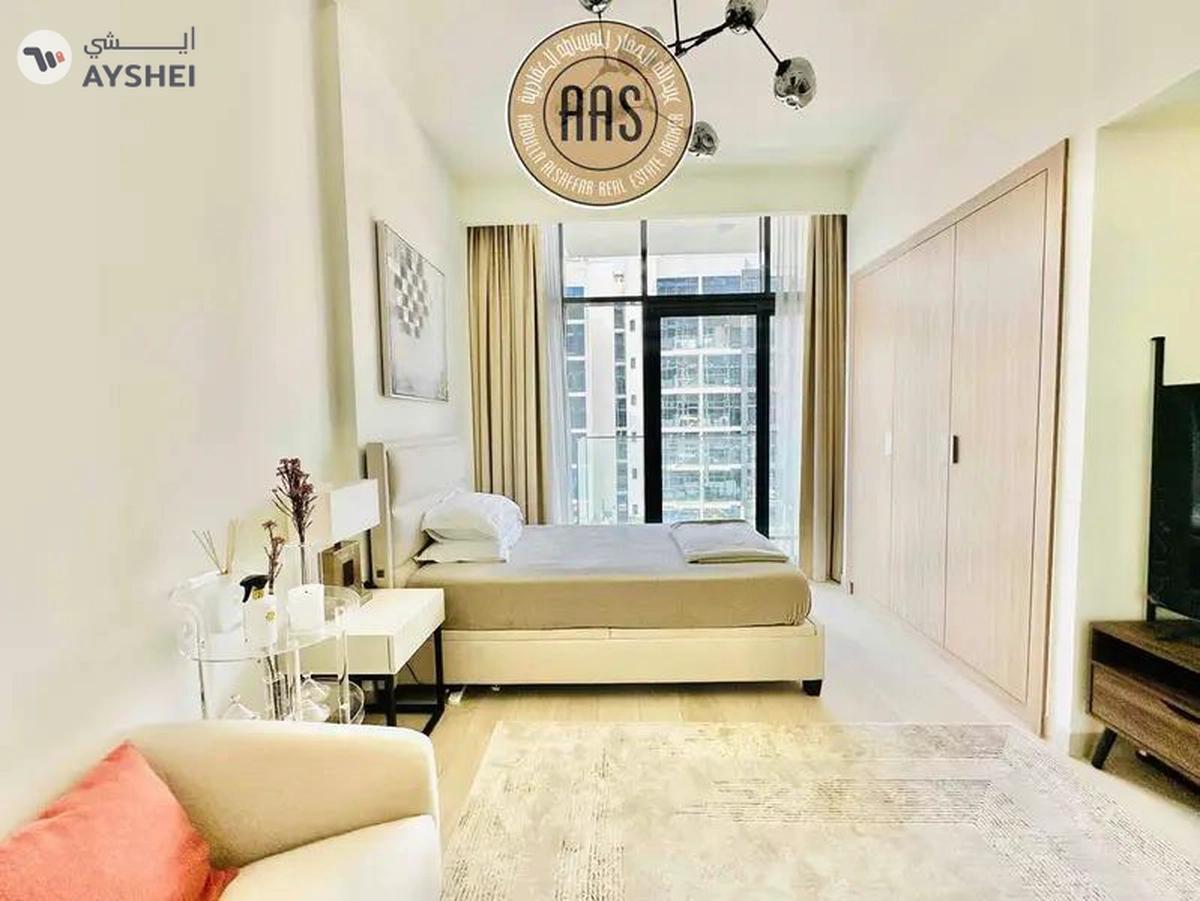 Fully furnished studio •• chiller free •• pool view •• luxurious furniture-1-landscape