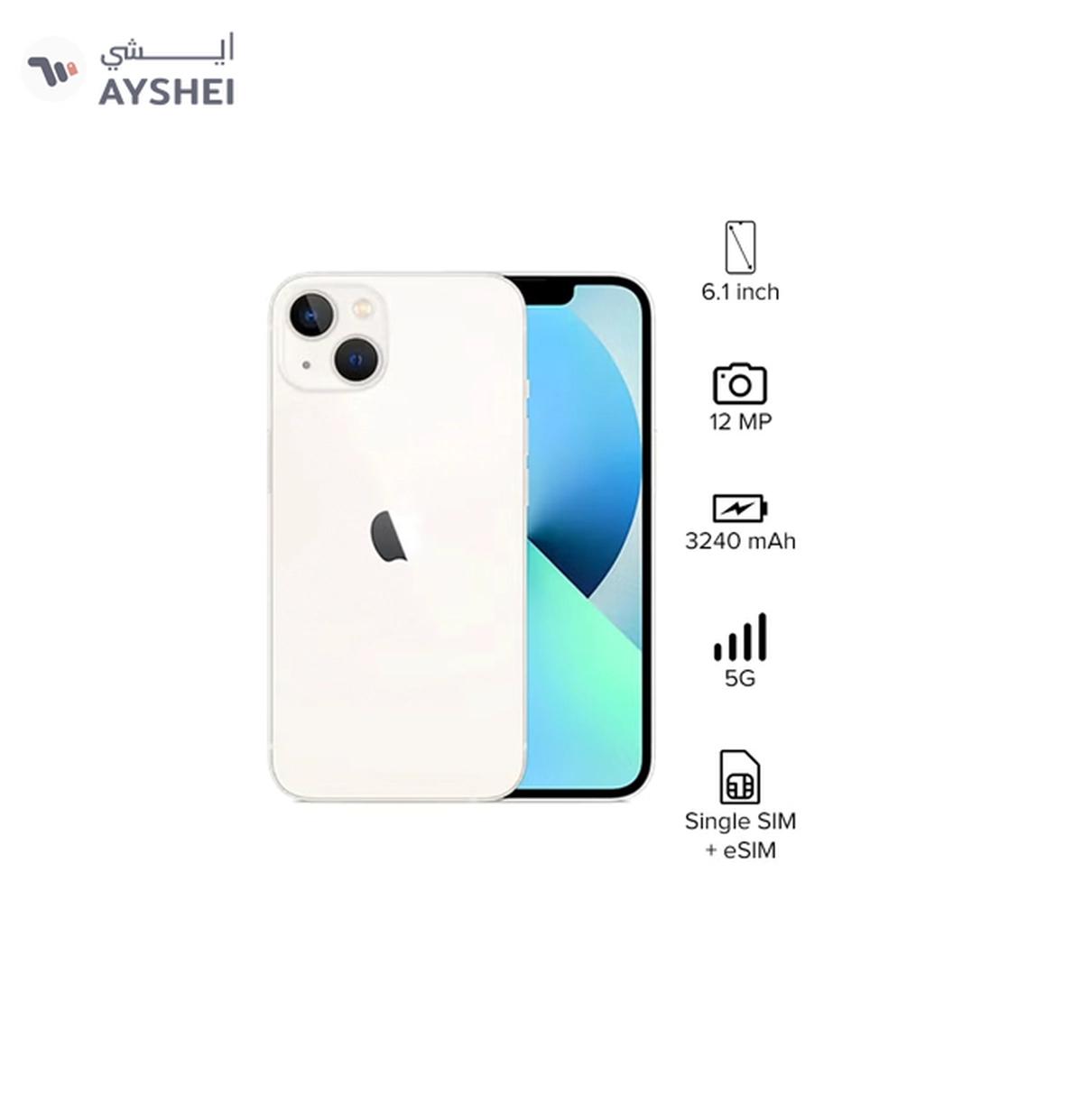 Apple iPhone 13 128GB Starlight 5G With Facetime - International Version-0-portrait