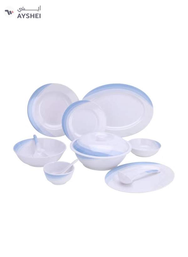 DELCASA 54-Piece Skyline Melamine Ware Dinner Set