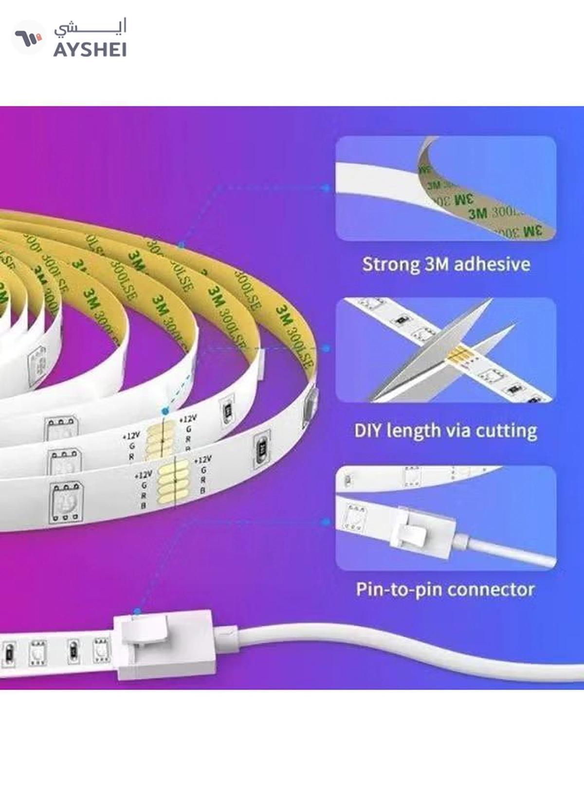 Govee RGB LED Strip Light (16.4ft/ 2x5m)-3-3