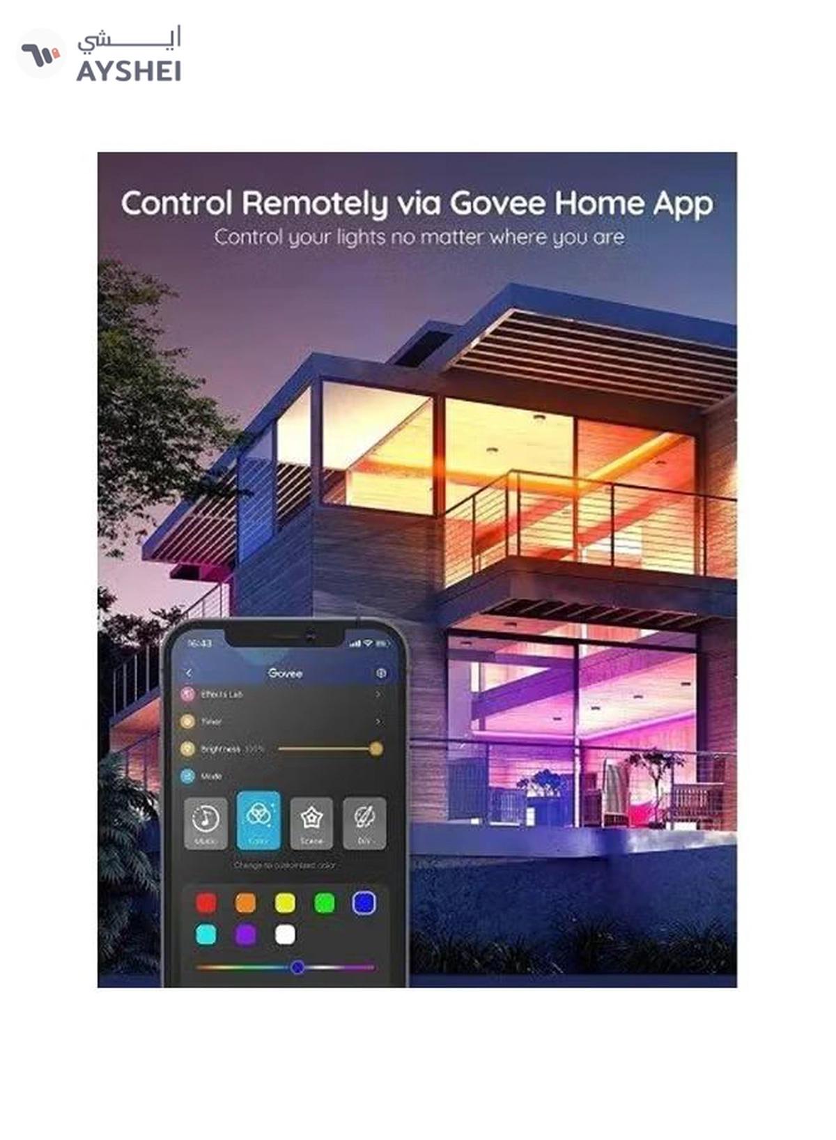 Govee RGB LED Strip Light (16.4ft/ 2x5m)-6-6