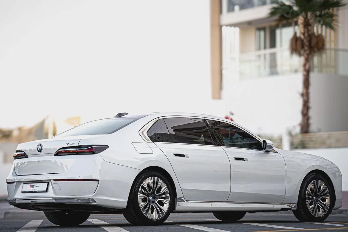 2024 | BMW 740i White GCC | Service Warranty from AGMC-5-5