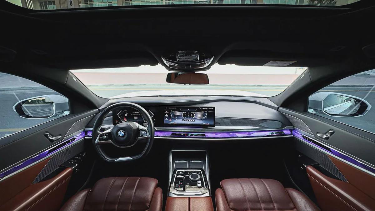 2024 | BMW 740i White GCC | Service Warranty from AGMC-8-8