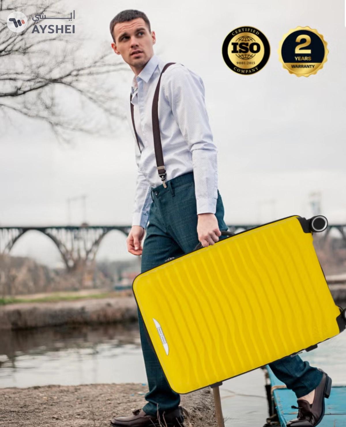 PARA JOHN TRACE Series - 3 Piece Expandable Polypropylene Luggage Set-5-5