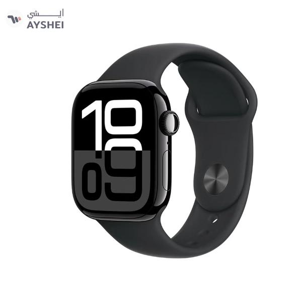 Apple Watch Series 10 GPS 46mm Jet Black Aluminium Case With Black Sport Band