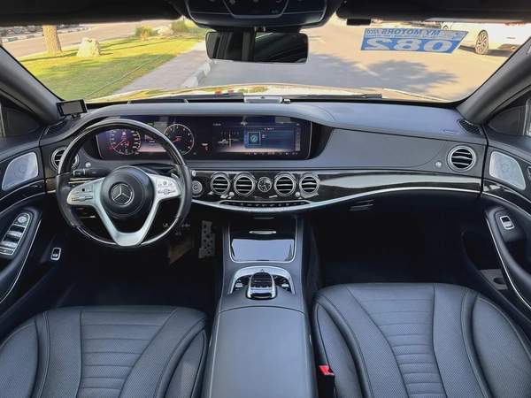 Mercedes-Benz S450L long wheel Base Auction Grade 4.5/B All original Paint low Kilometer NEAT AND C