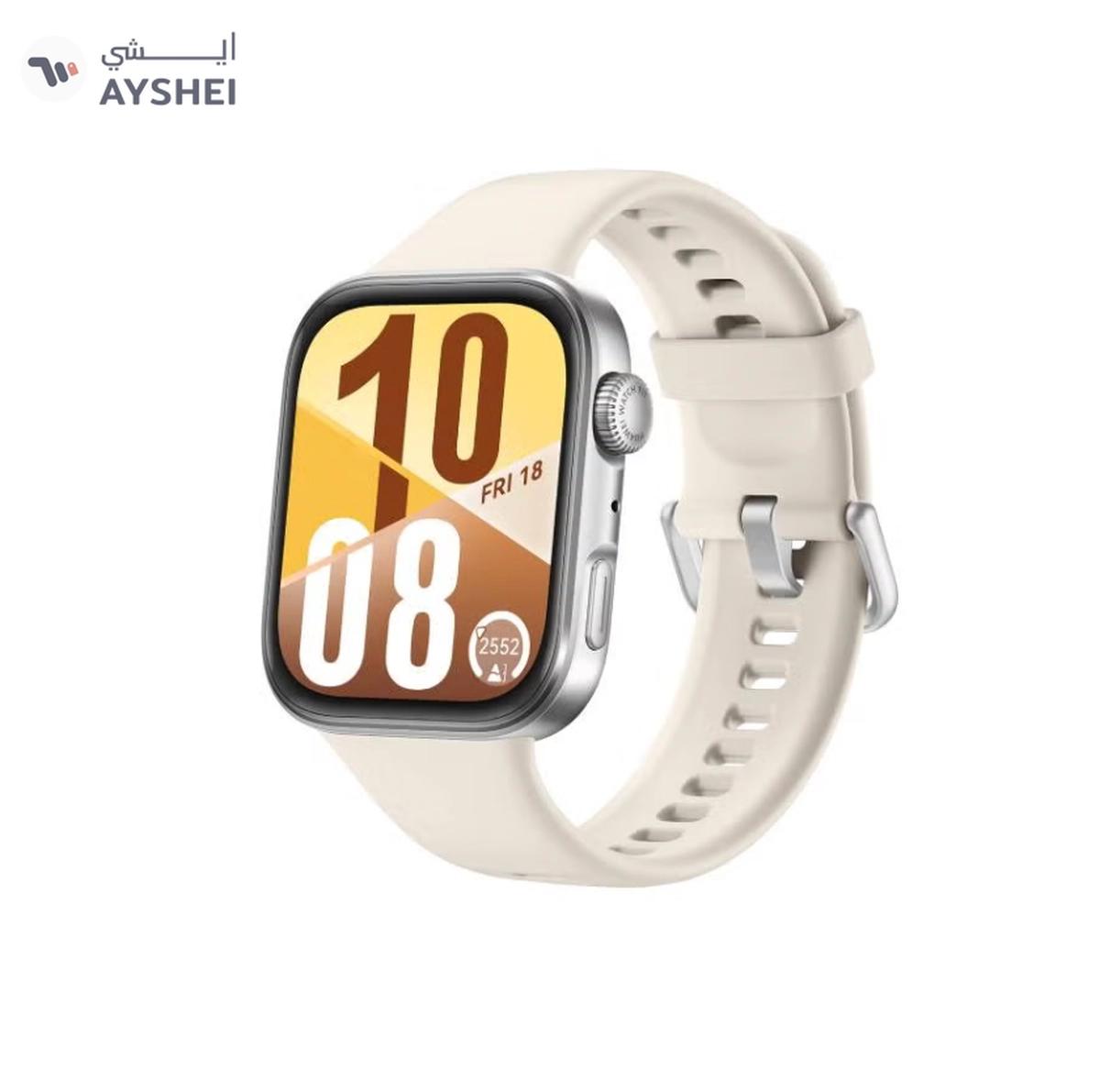 HUAWEI Watch FIT4 Smart Watch, 1.82” Display, 100+ Sports modes, Fitness and Sleep Tracker, Heart Rate Monitor, Emotional Wellbeing Assistant, up to 10-Day Battery Life, iOS & Android White-0-landscape