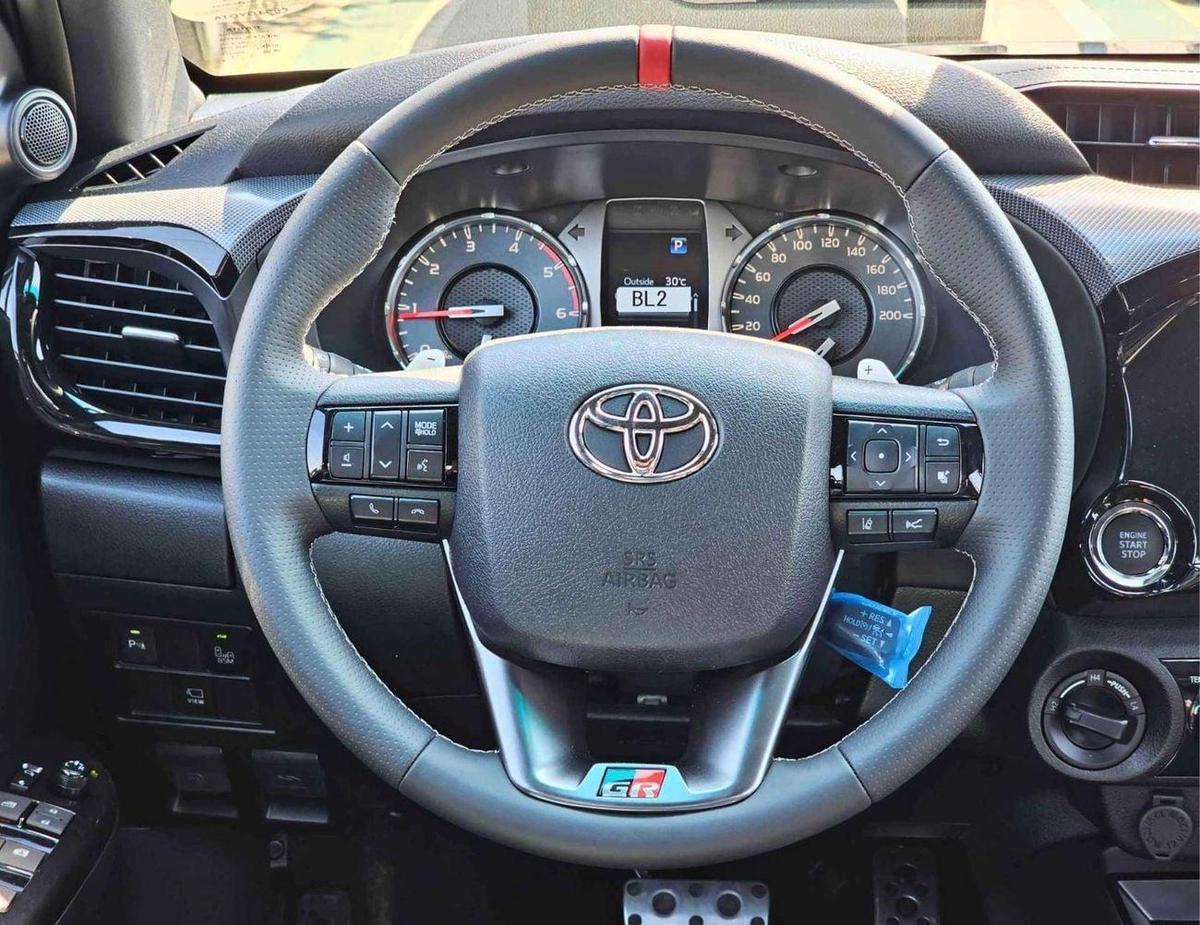Toyota Hilux GR SPORT WITH BULBAR / 2.8L DIESEL V4 / RADAR / 360*CAMERA/DRIVER PWR SEATS WITH LATHER (CODE#HGRD)-12-12