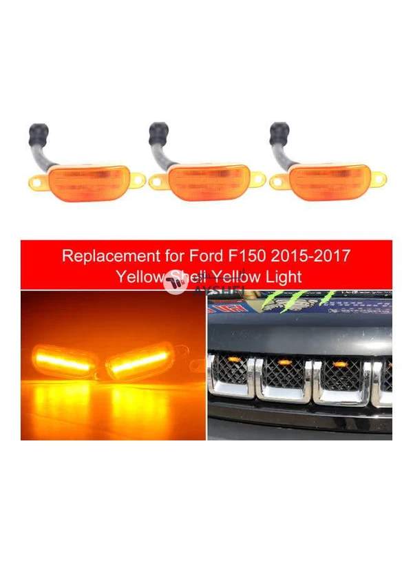 Generic 3-Piece Auto Front Grille LED Lights