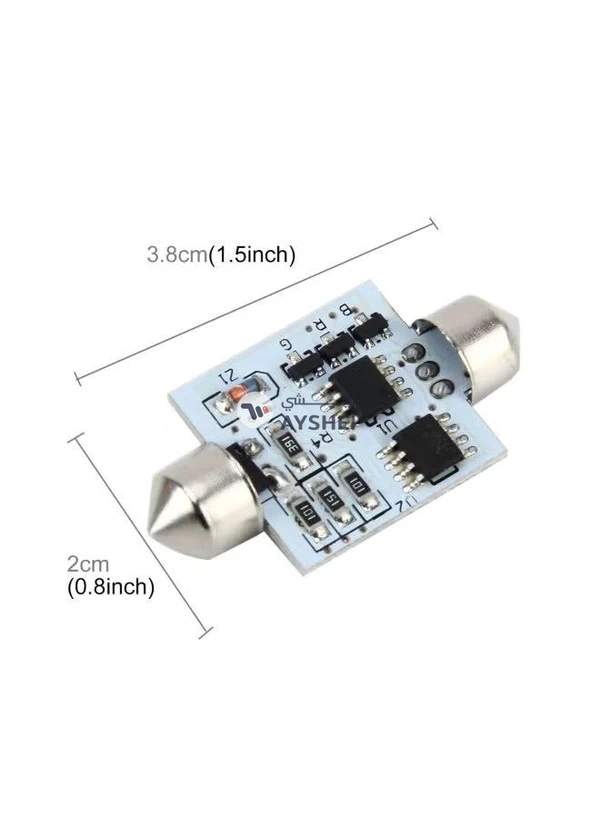 Generic 2-Piece Bicuspid Remote Control Car LED Reading Light