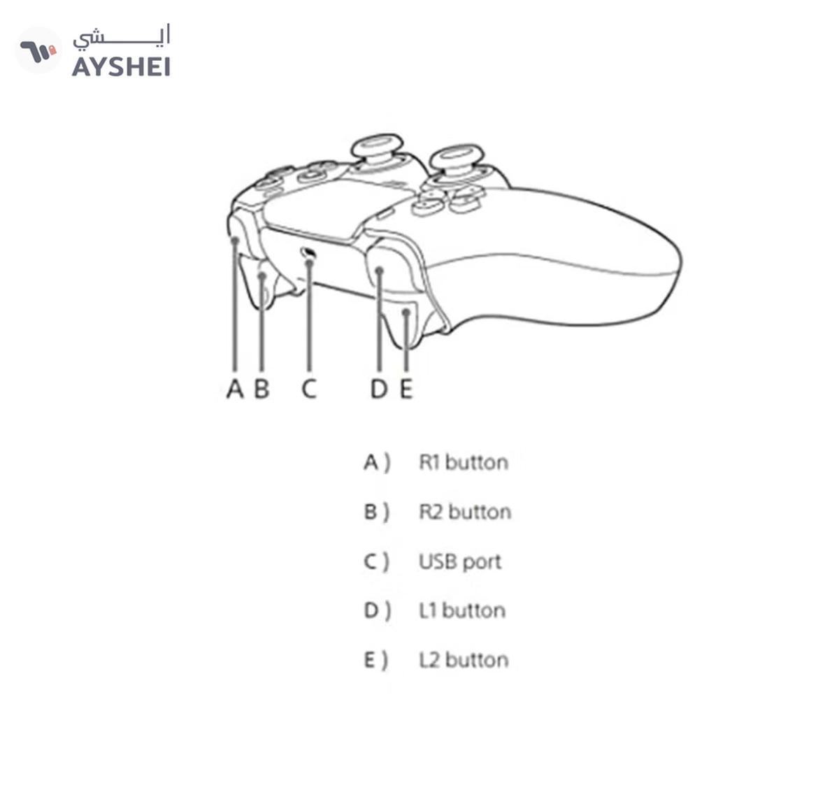 Sony DualSense Wireless Controller For PlayStation 5 - White ""Sony DualSense Wireless Controller For PlayStation 5 - White "-2-2