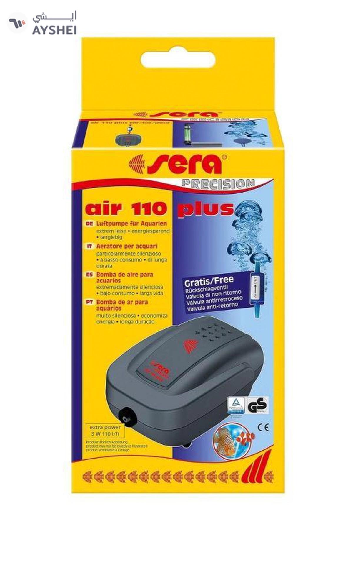 Sera Air 110 Plus 08812 Aquarium Air Pump 110 Lh At 3 W Extremely Light-0-0