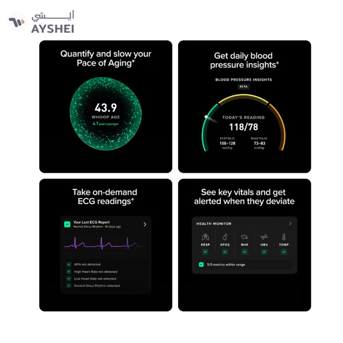 Whoop Life – 12-Month Membership – 5.0 – Health & Fitness Tracker – Blood Pressure Insights-1-portrait