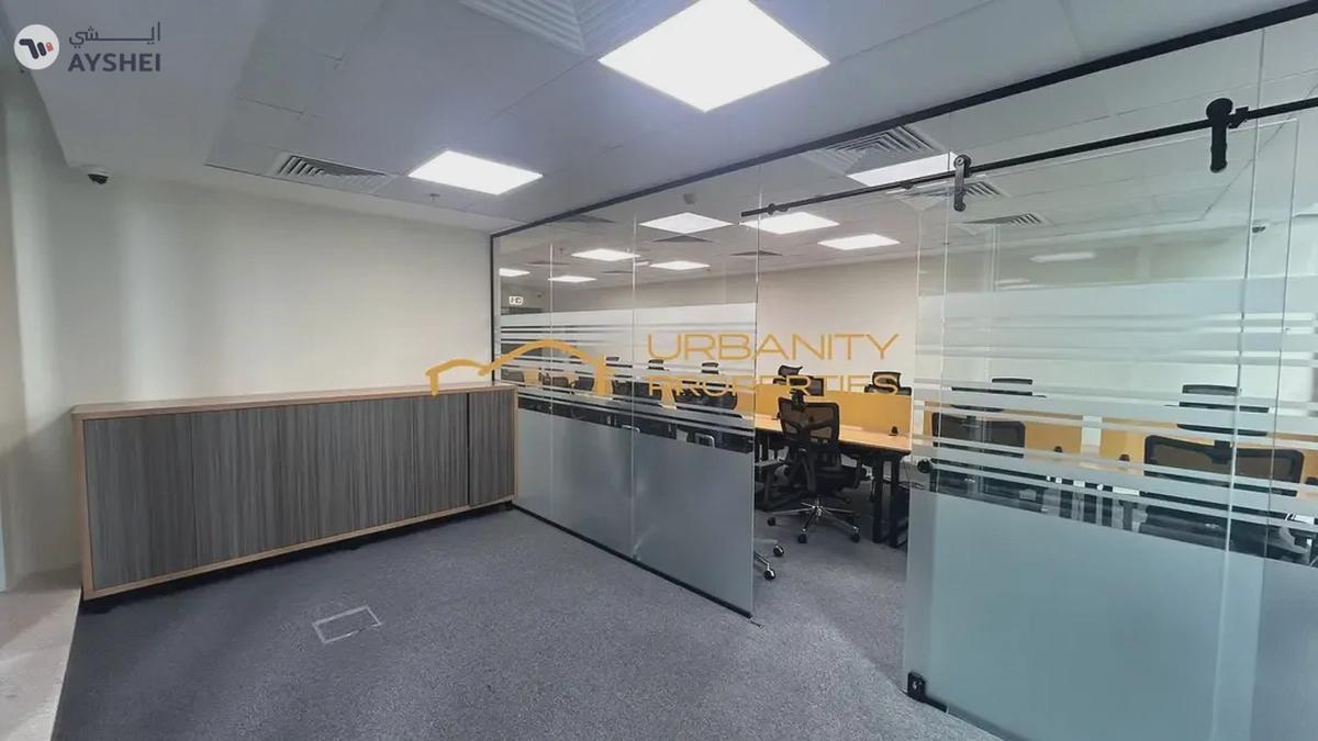 Premium Fully Fitted Office | Lake Central, Business Bay | Part Lake View-0-landscape
