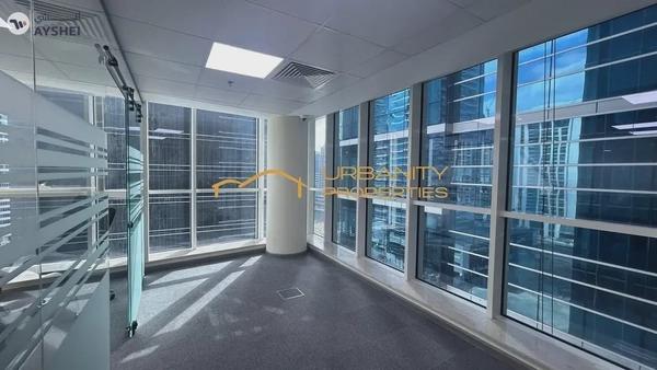 Premium Fully Fitted Office | Lake Central, Business Bay | Part Lake View