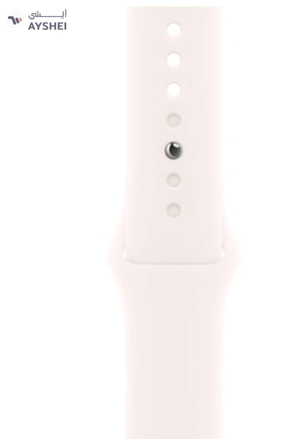 Apple Watch Series 10 GPS + Cellular 46mm Rose Gold Aluminium Case With Light Blush Sport Band-0-portrait