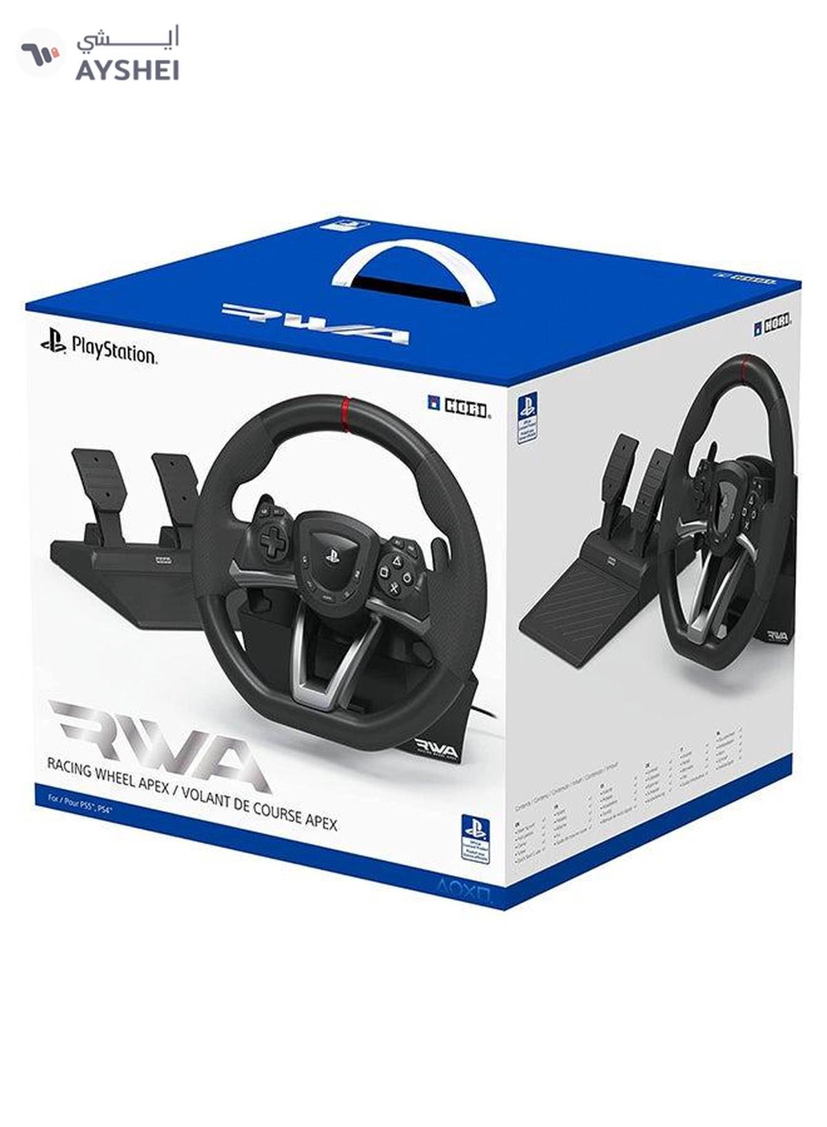 Hori Apex Racing Wheel - Officially Licensed By Sony For Playstation 5, Playstation 4 And Pc-1-1