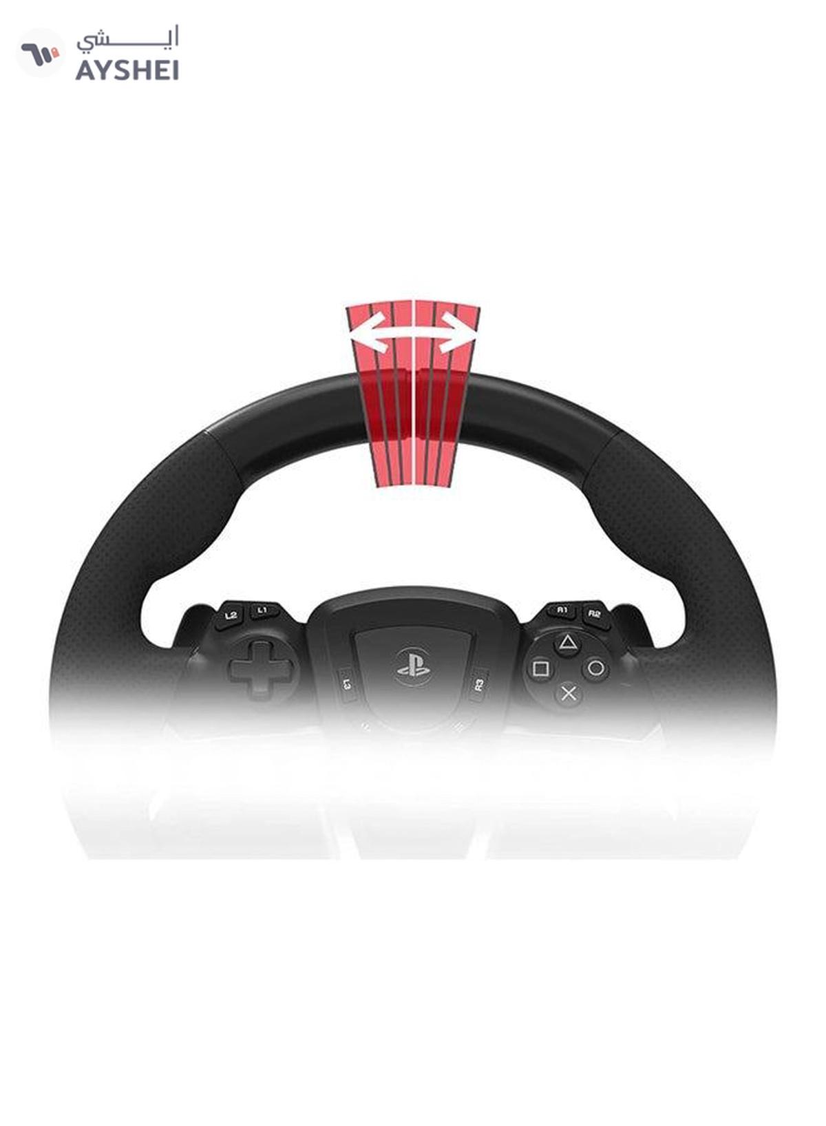 Hori Apex Racing Wheel - Officially Licensed By Sony For Playstation 5, Playstation 4 And Pc-1-portrait